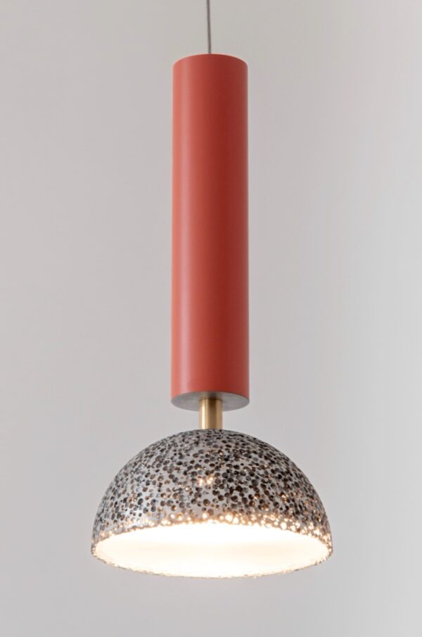 ARRAY designlamp Aero Light van David Derksen zalmkleurige uitvoering