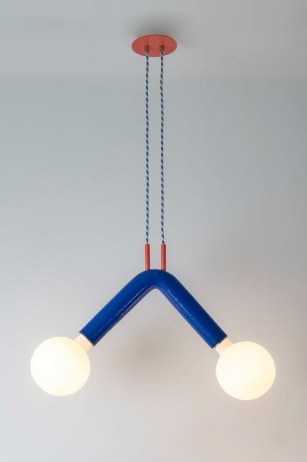 Hanglamp ARRAY Turbo Light by David Derksen kleur blauw