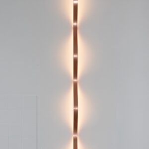 Koperen wandlamp Sine Light by David Derksen