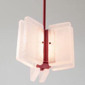 Designlamp ARRAY Slab Light kleur rood