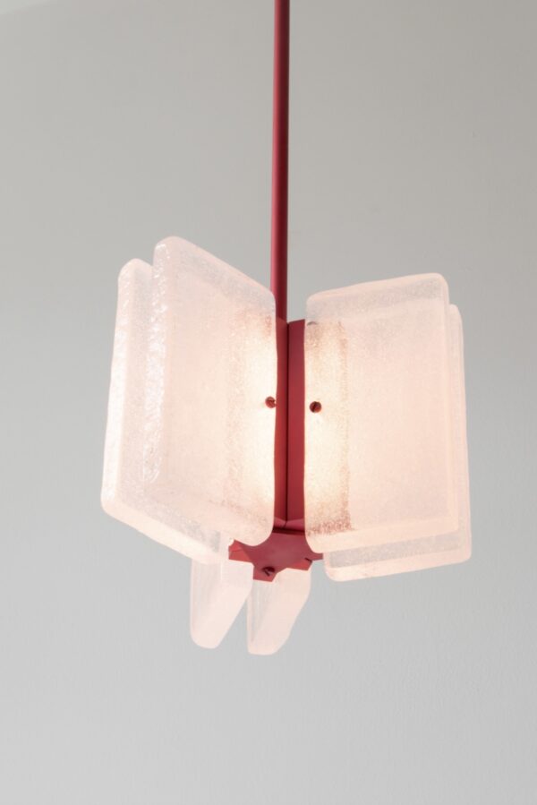 Designlamp ARRAY Slab Light kleur rood