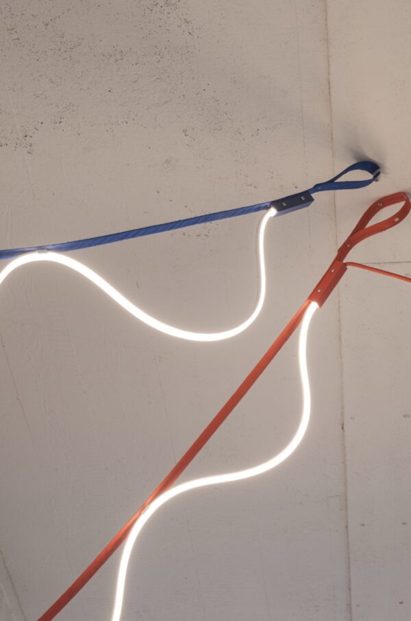 buitenverlichting Sine Light Outdoor bevestigingspunt kleur rood en blauw